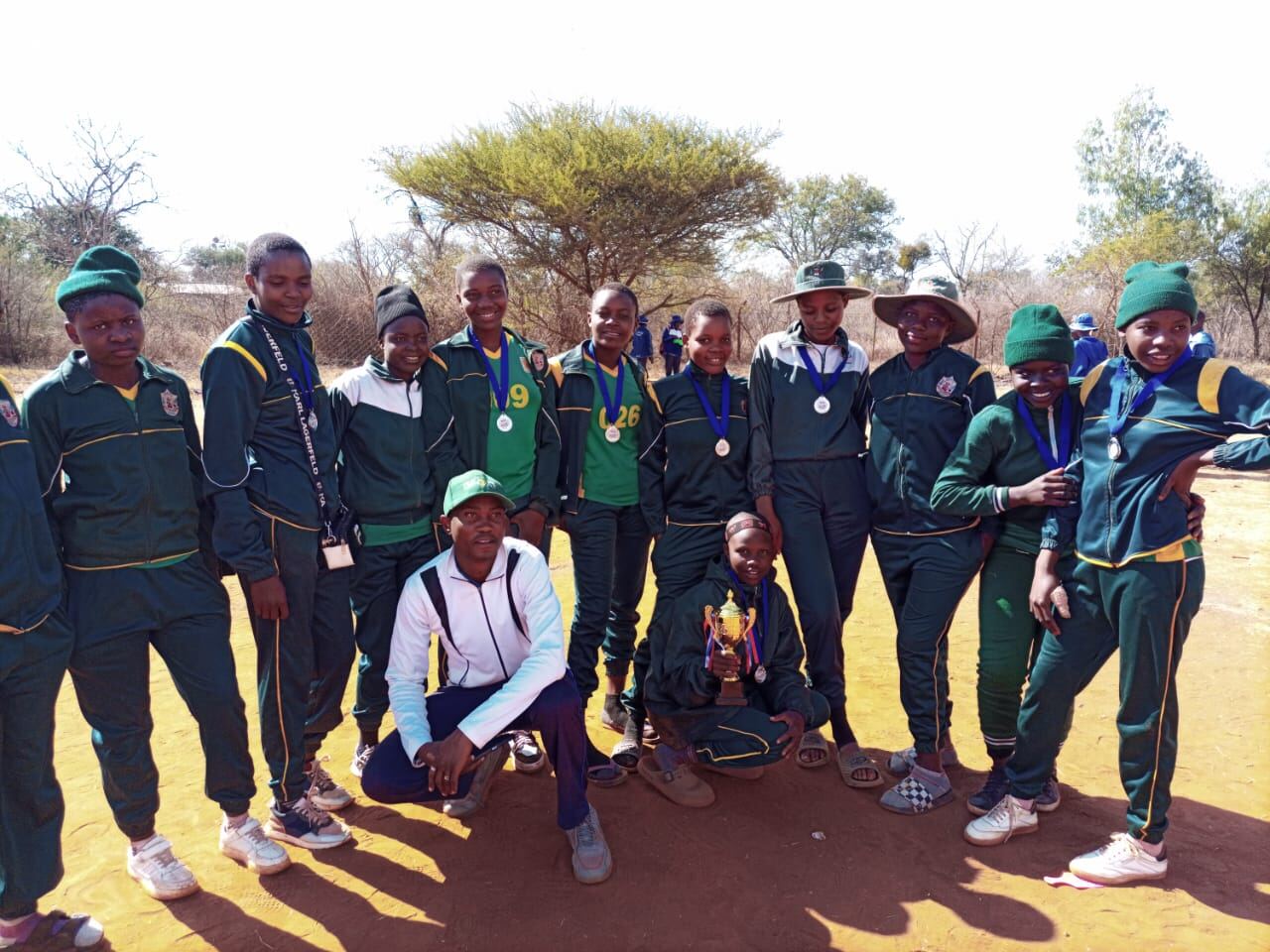 Siganda Secondary School netball team