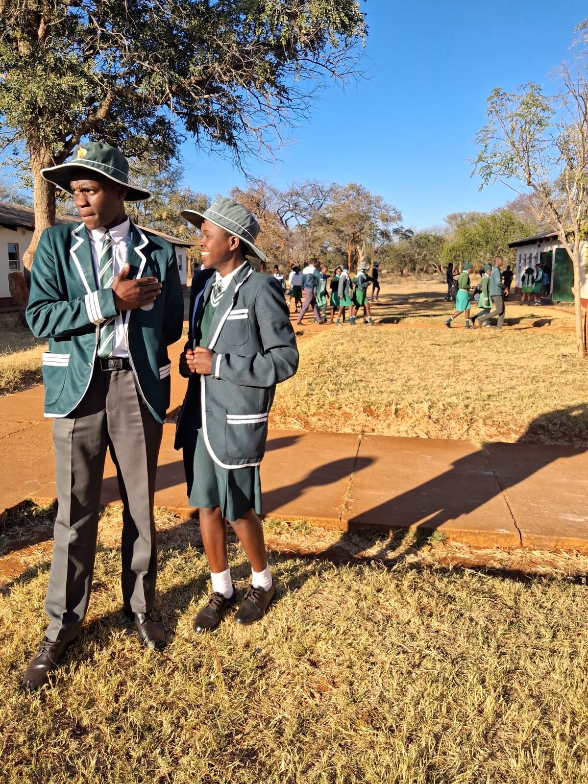Student prefects at Siganda Secondary School