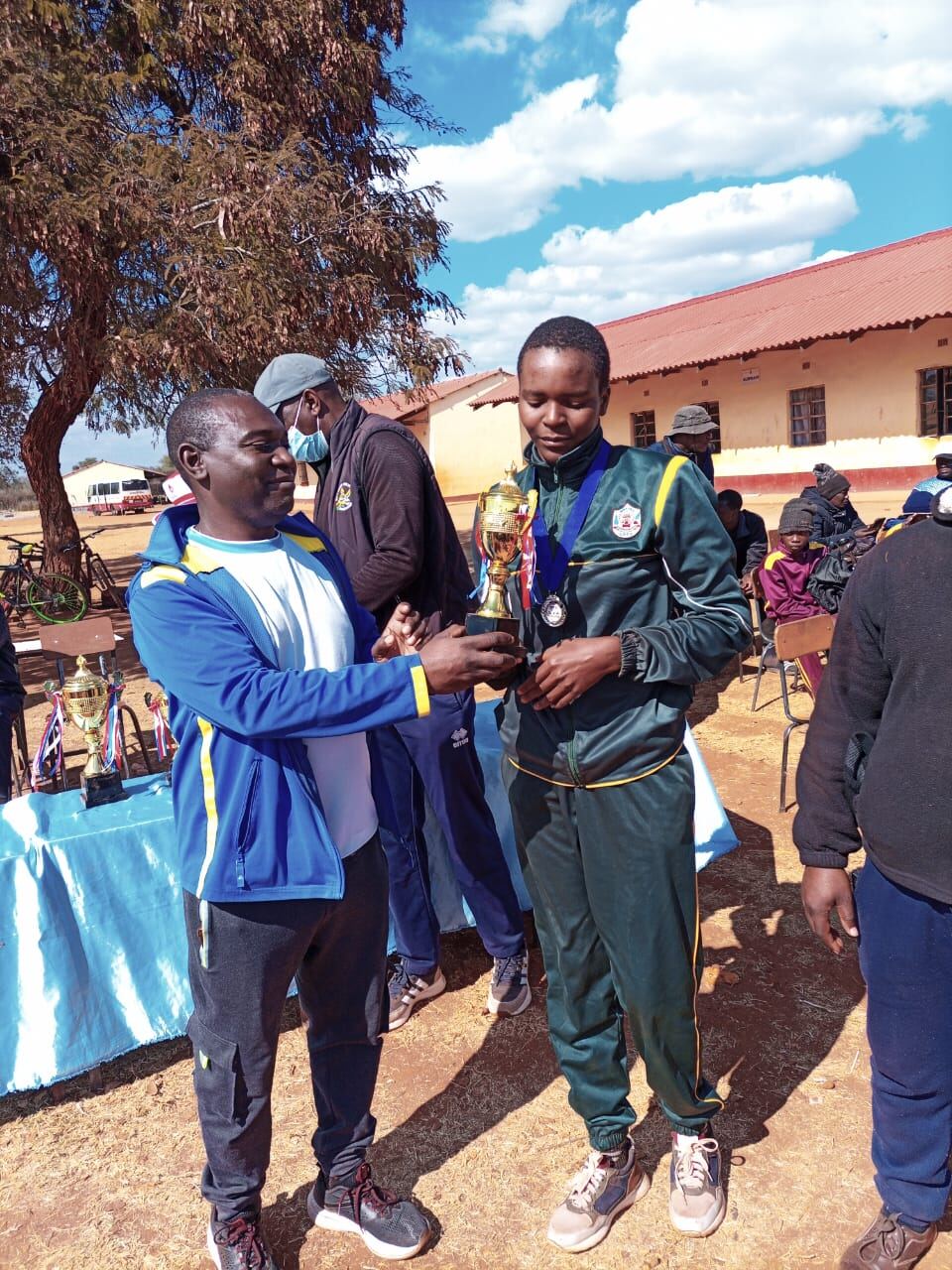 Learners at the school prize-giving day