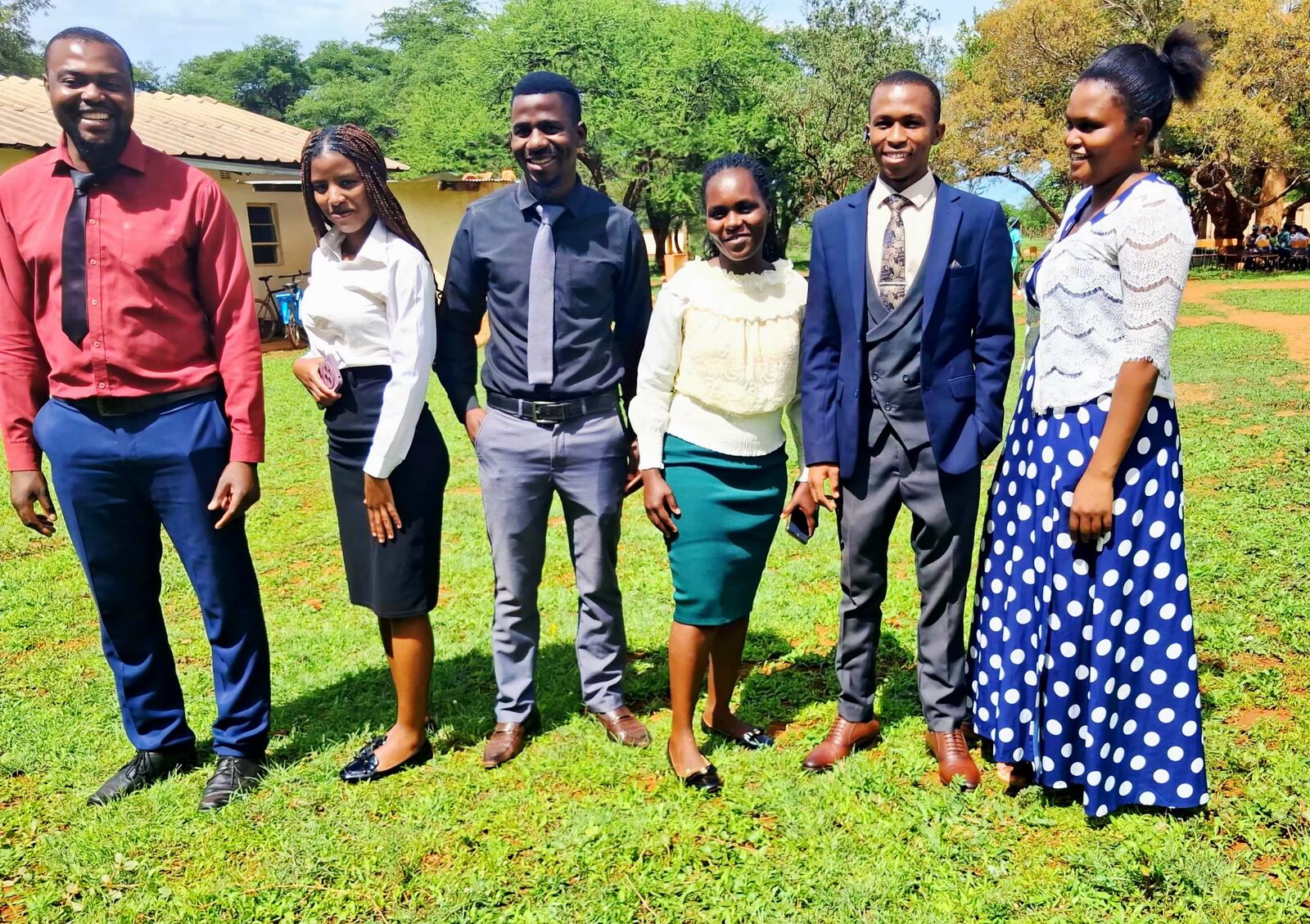 Teaching staff at Siganda Secondary School